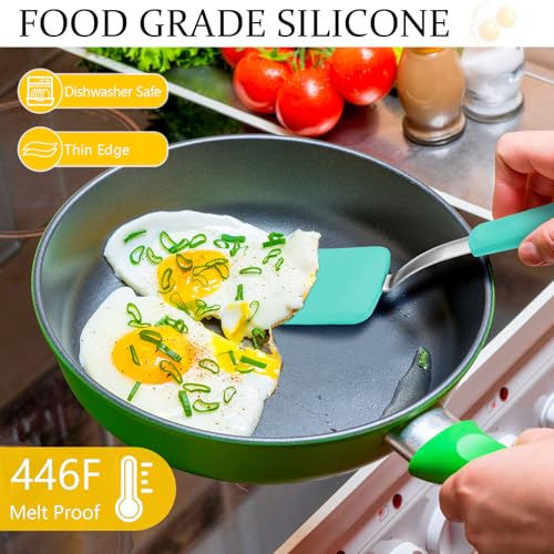 2 Pcs Mini Silicone Cookie Brownie Spatula (2 Count)