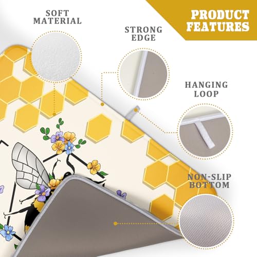 Bee Kind Dish Drying Mat