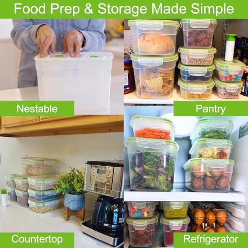 Vacuum Seal Food Storage Containers with Hand Pump