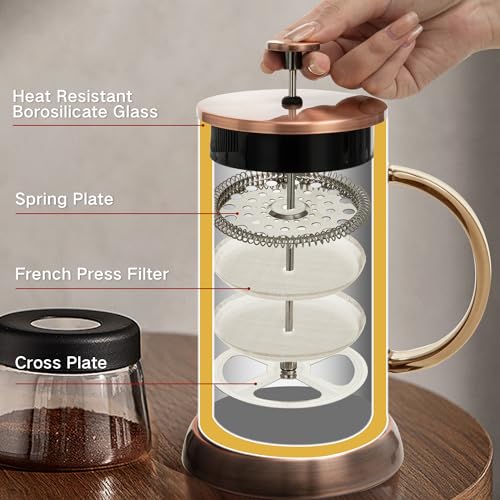 21 Ounce French Press Coffee Maker