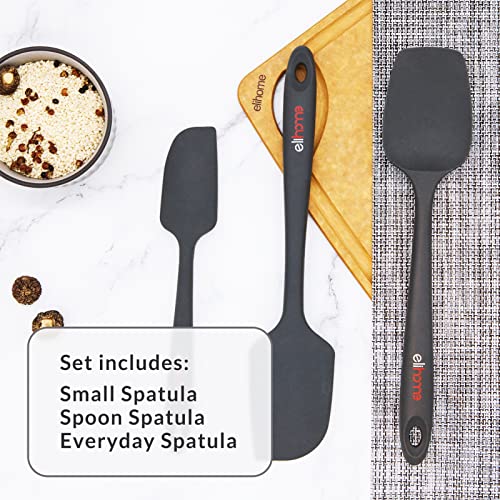 Chef Series 3 Piece Silicone Spatula Set (3 Count)