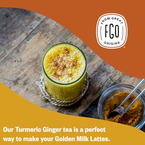 Organic Turmeric Ginger Tea (100 Count)