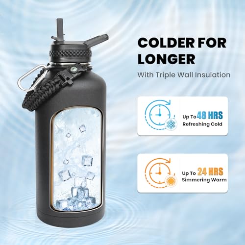 Insulated Water Bottle 87 oz