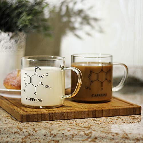 Glass Coffee Mugs (2 Count)
