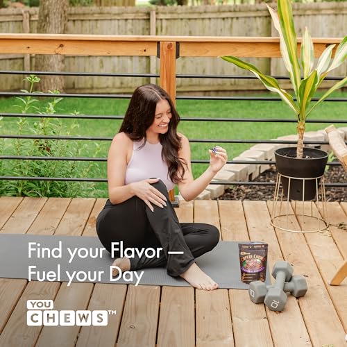 Coffee Chews Grab & Go Energy with 100mg per Chew of Clean (60 Count)