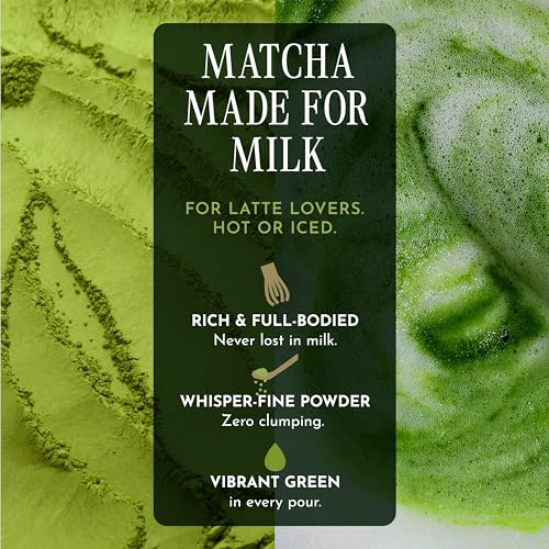Matcha Single Serve Latte Grade Green Tea Powder