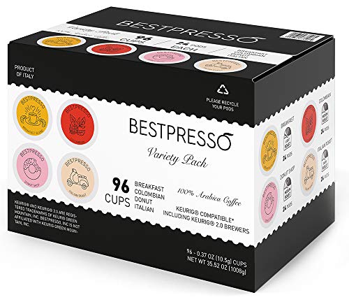 Coffee Variety Pack Single Serve K (96 Count)