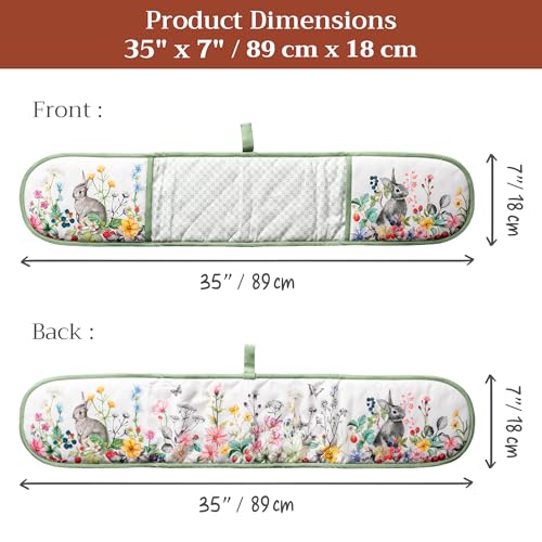 Double Oven Mitts 100% Cotton Double Oven Glove