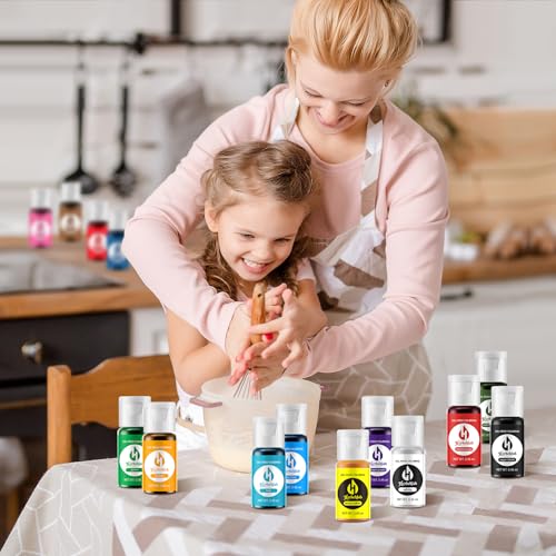 Gel Food Coloring 18 Colors x 0.45 oz Concentrated Gel Based Food Dye Vibrant Icing Colors for Baking Cake Decorating Cookies (8.1 Fl Oz)