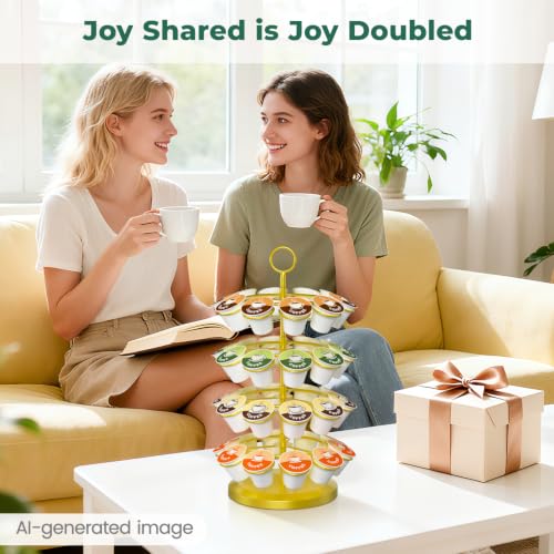 K Cup Holder Coffee Pod Organizer Carousel for Countertop