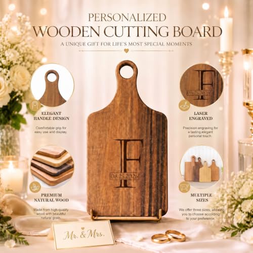 Personalized Cutting Board Gifts for Wedding