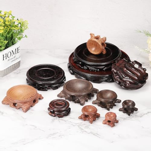 Wooden Display Stand Base 110mm (2 Count)