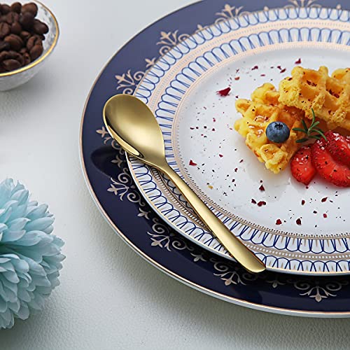 Gold Demitasse Espresso Spoons (6 Count)
