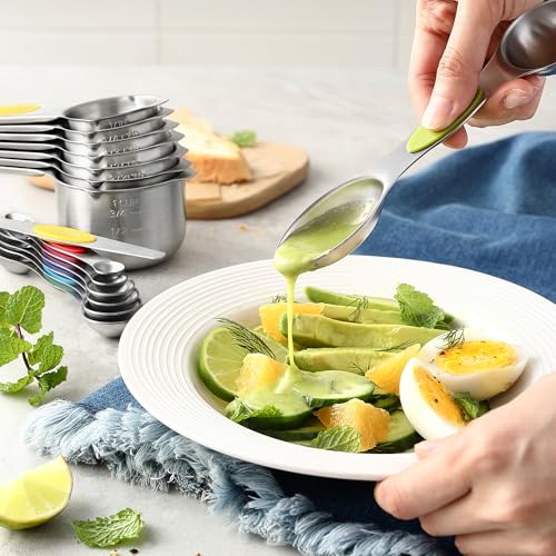 15 Magnetic Measuring Cups & Spoons Set w