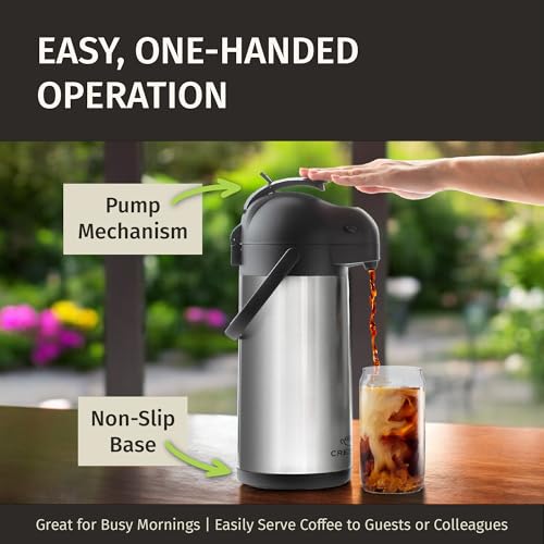 Coffee Carafe with Pump 102oz