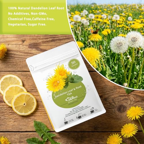 Dandelion Leaf & Root Tea Bags (50 Count)