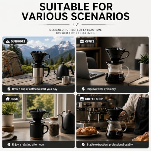 Pour Over Coffee Dripper