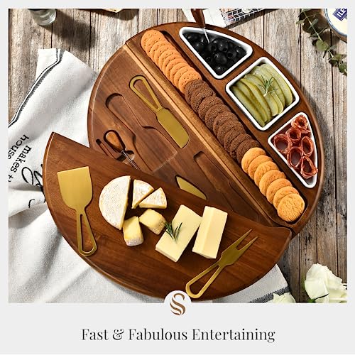 Large Acacia Wood Cheese Board