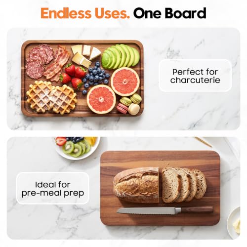 Large Wooden Tray and Platter