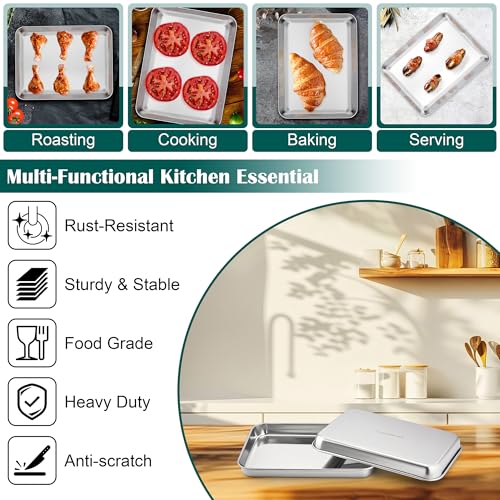Small Baking Sheet with Wire Rack (2 Count)