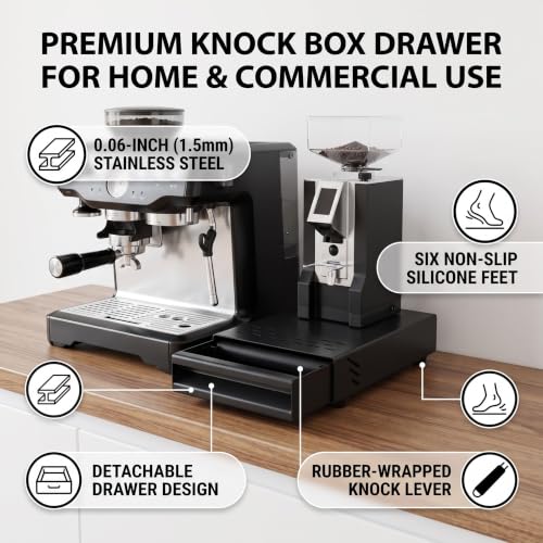 Coffee Knock Box Drawer Espresso Knock Box Drawer
