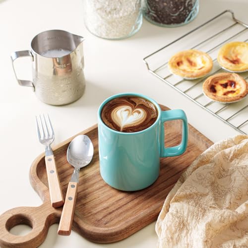 Large 15 Ounces Porcelain Coffee Mug Tea Mugs Set of 6 (6 Count)