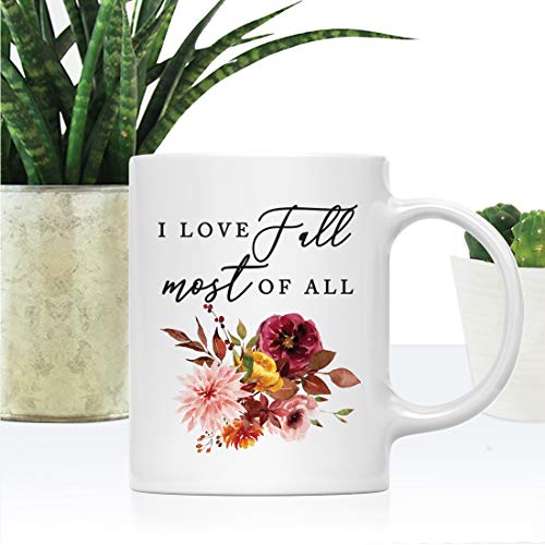 Fall Burgundy Marsala 11oz. Ceramic Coffee Tea Mug