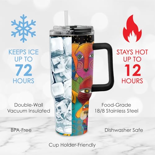 18 8 Stainless Steel Insulated Water Tumbler with Straw