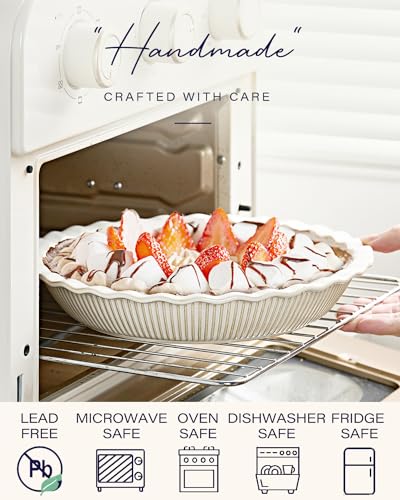 Ceramic Pie Pan Set of 2 (2 Count)