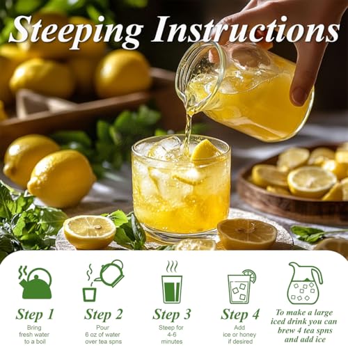 Lemon Balm Tea Bags 100 Count