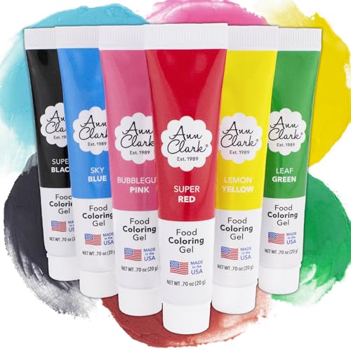 Ann Clark Gel Professional Grade Food Coloring Made in USA .7 oz (4.2 Fl Oz)
