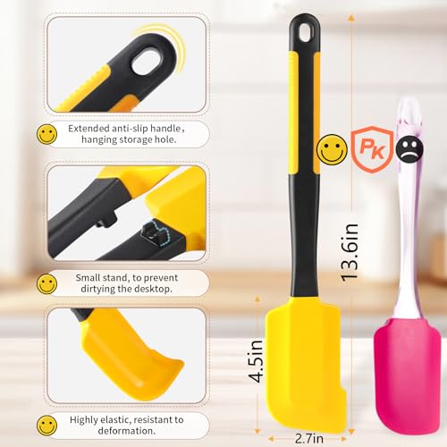 Extra Long Silicone Pastry Brush+Spatula