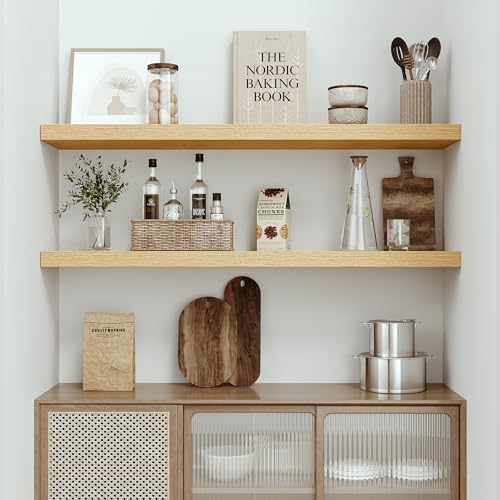 Single Floating Shelves 48x10” Set of 1