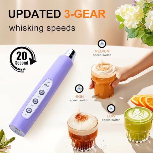 Handheld Milk Frother Wand for Coffee
