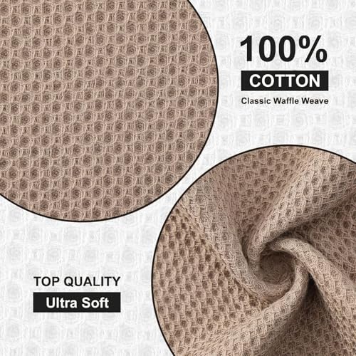 100% Cotton Waffle 6 (6 Count)