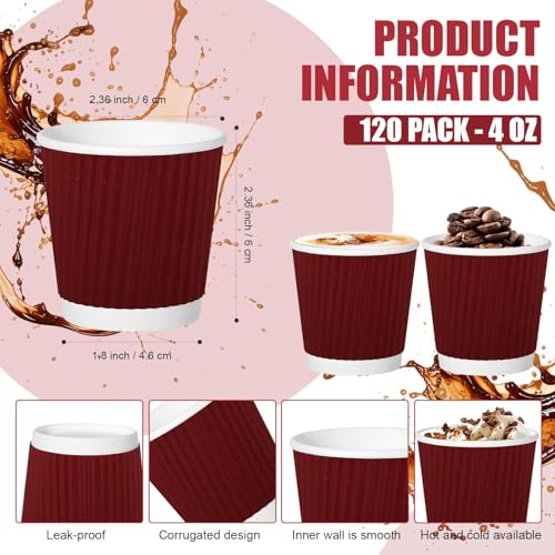 240Pack Paper Espresso Coffee Cups (240 Count)