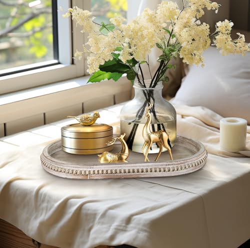 Oval Decorative Wooden Tray
