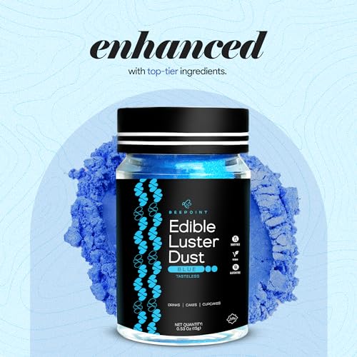 Blue Edible Luster Dust 15g