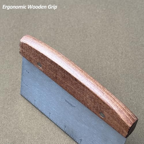 Multipurpose Bench Scraper Kitchen Utensil for Flat Top Griddle