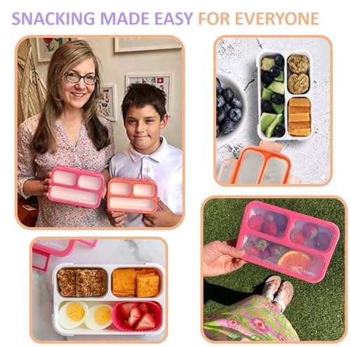Small Snack Box Containers for Kids (3 Count)