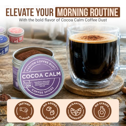 Coffee Dust Cocoa Calm Flavoring Powder (2 Ounce)