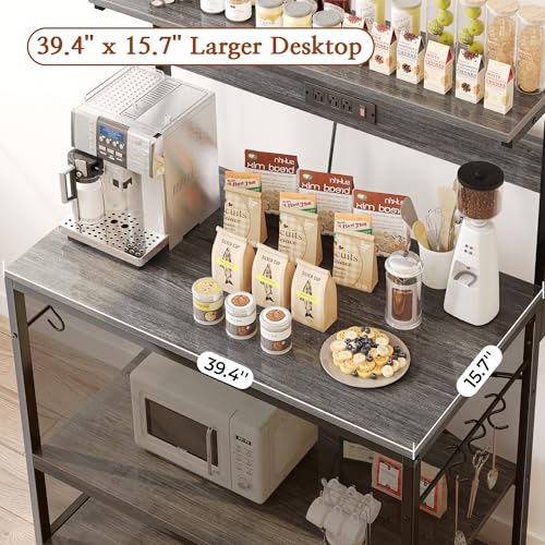 Bakers Rack with Power Outlets