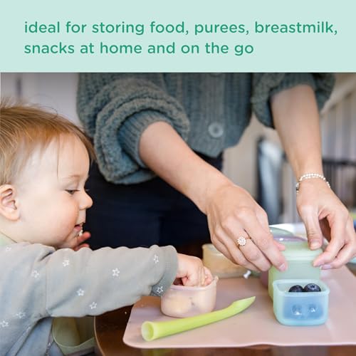 Silicone Baby Food Storage Containers 4pk (4 Count)