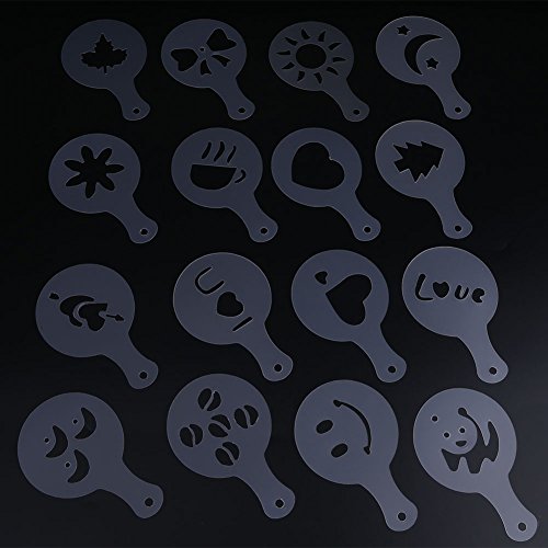 16PCS Coffee Stencils (16 Count)