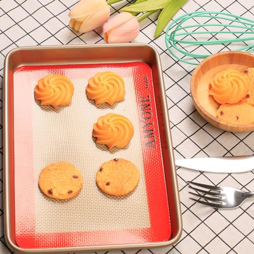 1 8 Sheet Silicone Baking Mats for 9x7" Toaster Oven
