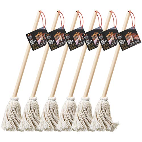 BBQ Bastin Mop Basting Barbecue Brush (6 Count)