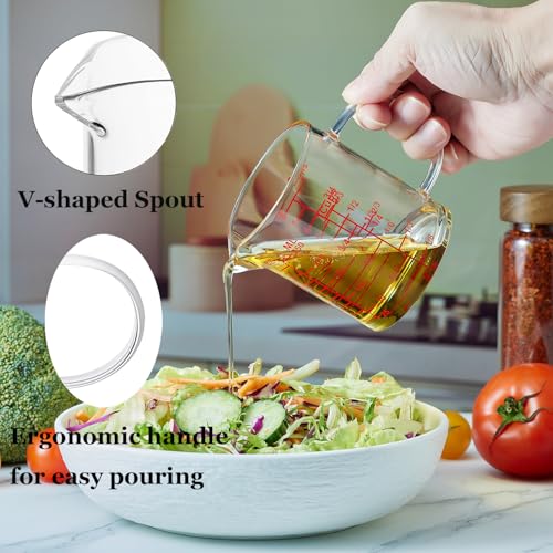 Ackers Mirror Graduated Glass Measuring Cup
