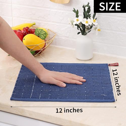 100% Cotton Terry Kitchen Dish Cloths (12 Count)