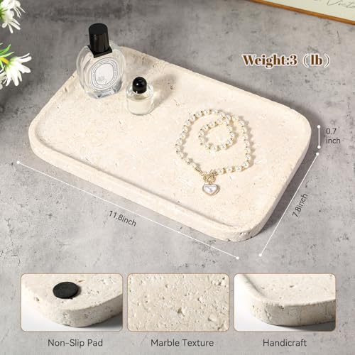Natural Marble Vanity Tray