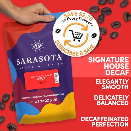 2 lb Decaf Dark Roast Whole Bean Coffee (32 Ounce)